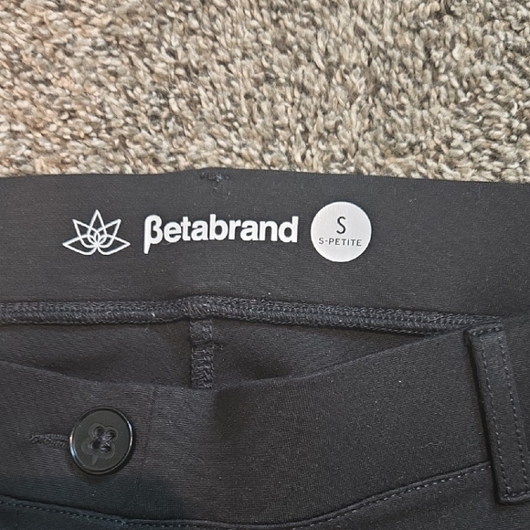 Betabrand Skinny-Leg | Classic Dress Pant Yoga Pants (Black) - Picture 2 of 3